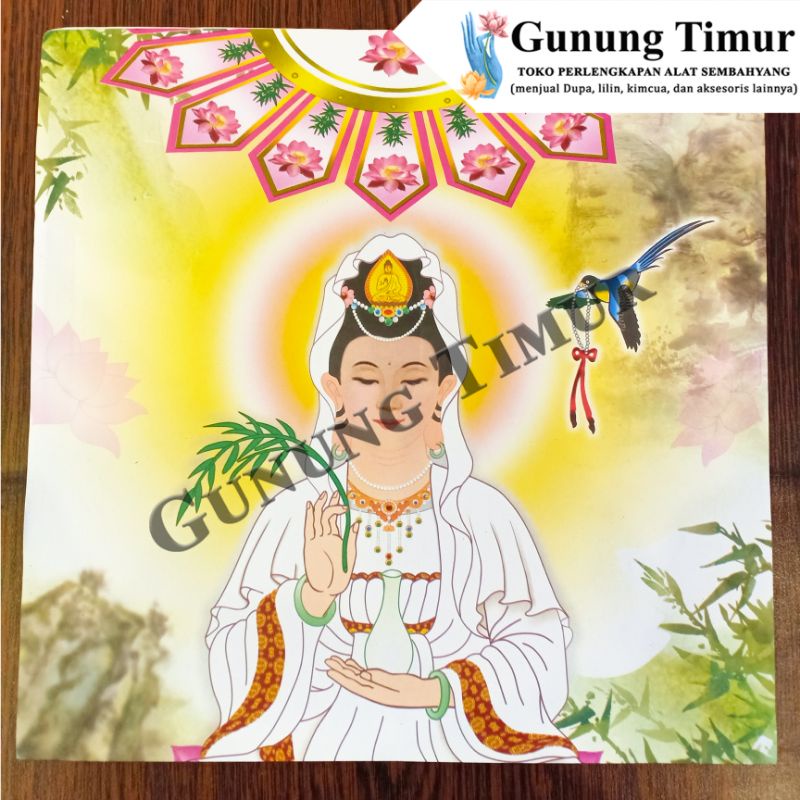 Baju Kertas Sembahyang Dewi Kwan Im Tersedia Ukuran Besar dan Kecil - Peralatan Sembahyang Murah