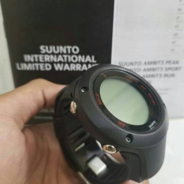SUUNTO AMBIT3 RUN BLACK SPORT HR ORIGINAL