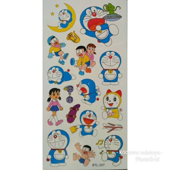 Terkeren 11 Gambar Tato  3d Doraemon  Contoh Gambar Tato 