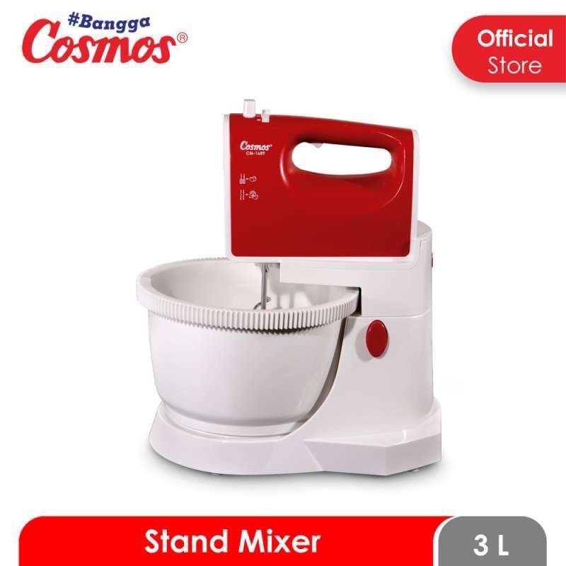 [ Cosmos ] Stand Mixer / Mixer Com Cosmos Turbo CM 1689 - Kapasitas 3 Liter !