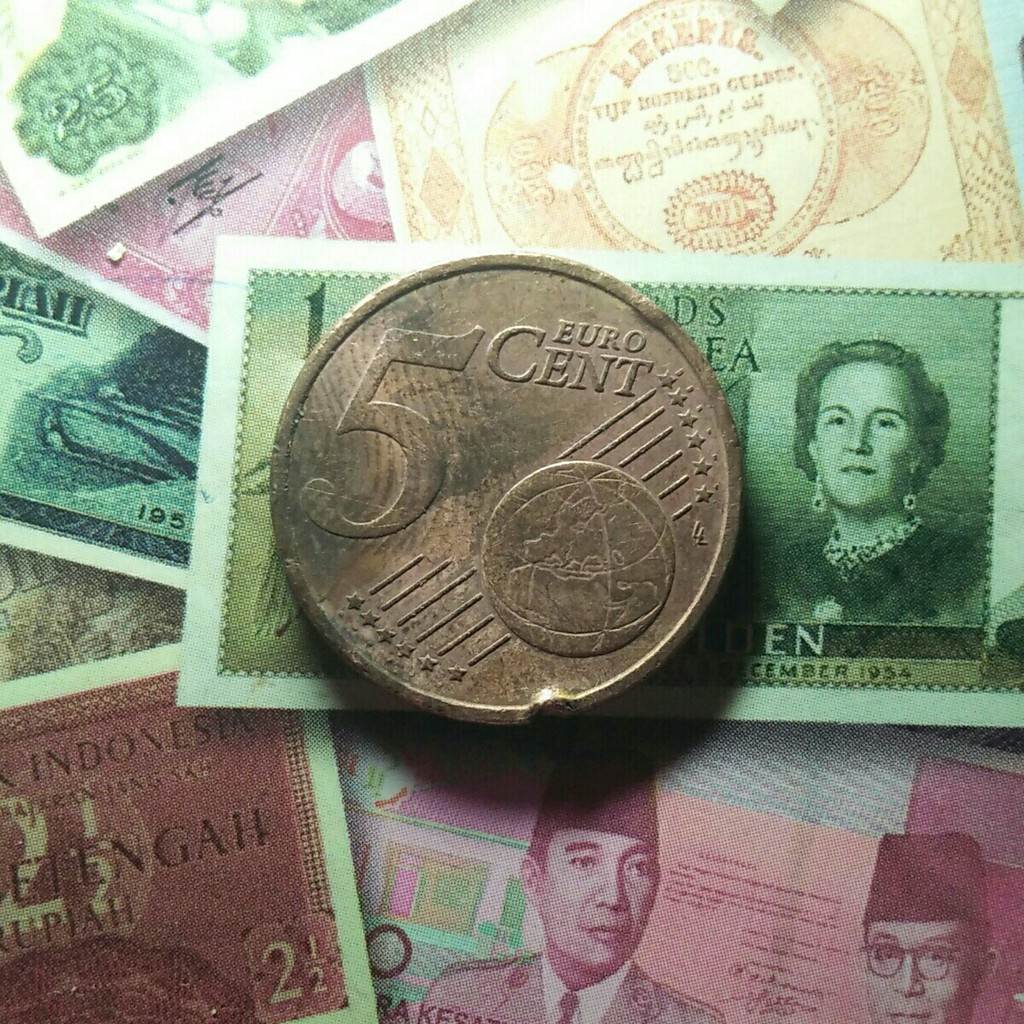 KM 164 - Koin 5 Euro Cent Tahun 2002