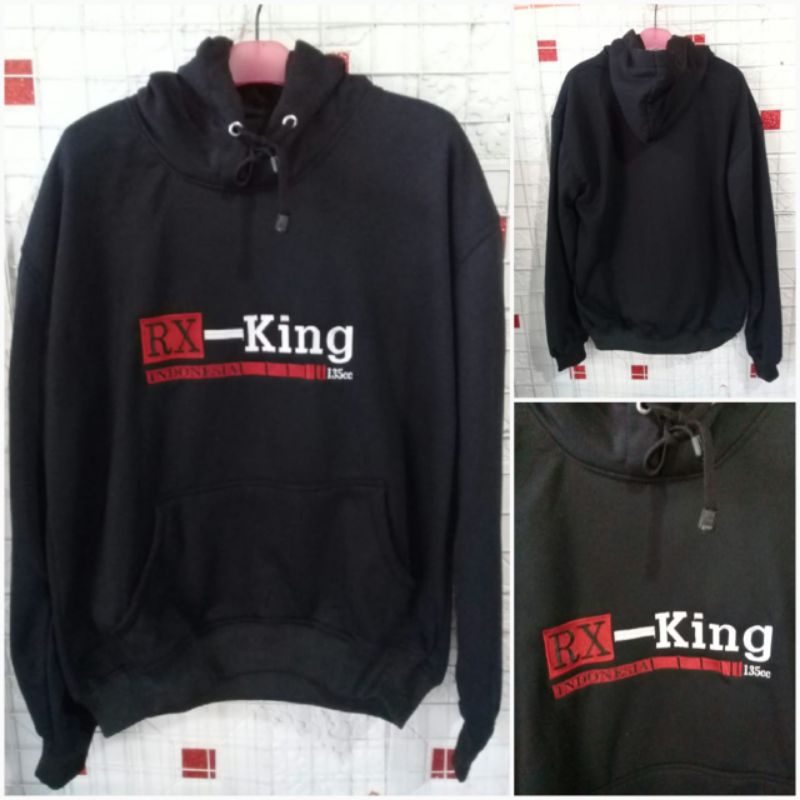 JAKET MOTOR RX-KING TERBARU LOGO BORDIR.
