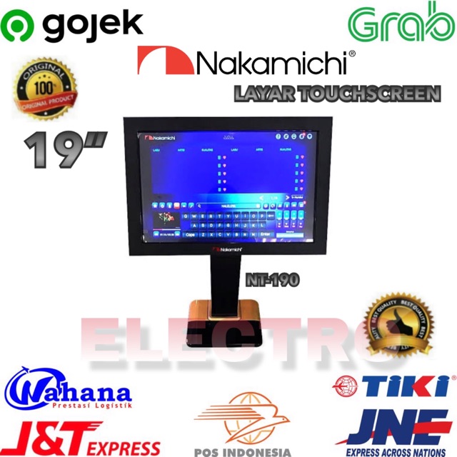 Jual Layar Monitor Touchscreen Nakamichi Nt 190 Original 19 Inch