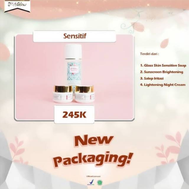 Jglow paket sensitif