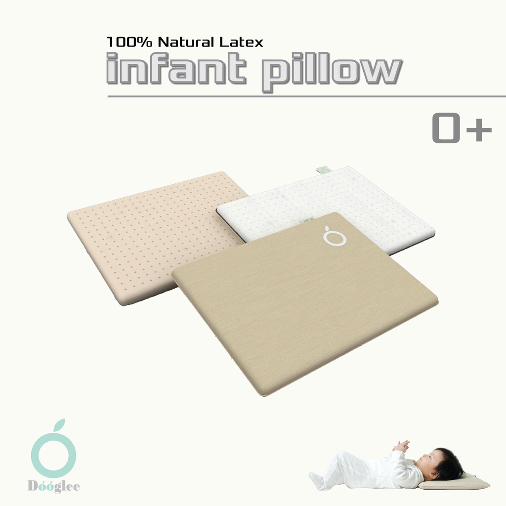 Dooglee Flat Pillow Natural Latex Bantal Bayi Latex