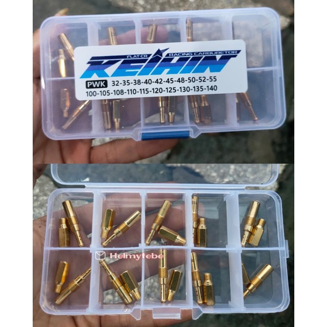 spuyer mj pj pwk pwl set/ paket spuyer pilot jet main jet lengkap karbu pwl pwk