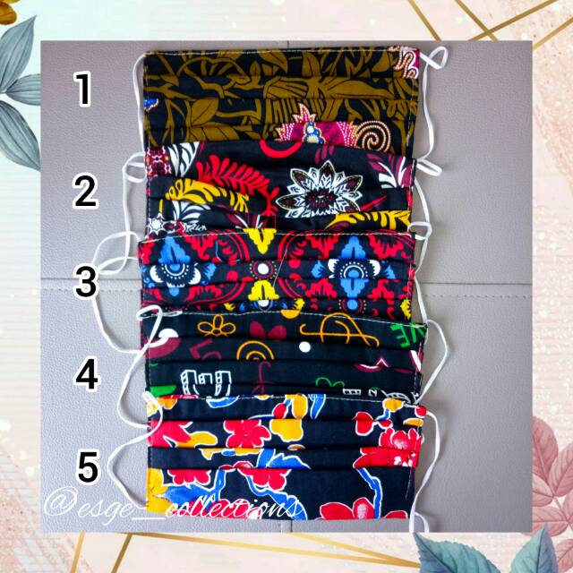 MASKER KAIN / MASKER ANTI POLUSI / MASKER ANTI DEBU / MASKER MOTOR / MASKER BATIK / MASKER HIDUNG