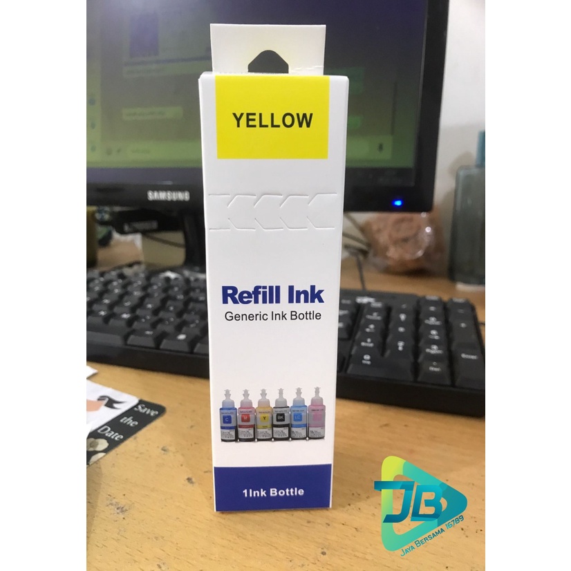 REFILL TINTA INK INKJET ISI ULANG PRINTER EPSON L100 L101 L110 L200 L210 L211 L300 L301 L303 L350 L351 L355 L455 L550 L551 L555 L558 L800 L801 70 ML JB5217