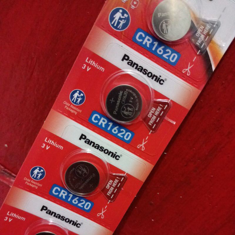 batterai panasonic CR 1620 original pansonic 3v batre remot motor batre remot mobil dll batre murah original grosir harga promo panasonic CR 1620