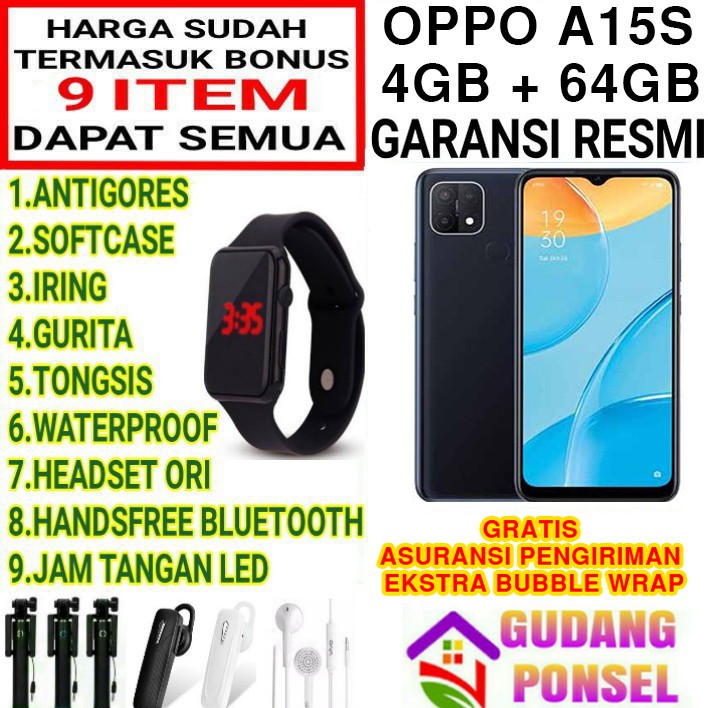 OPPO A15S 4/64 GB RAM 4GB ROM 64GB & A16 3/32 GB 3GB 32GB