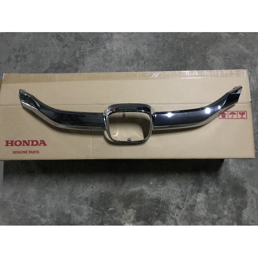 List Chrome Grill Bumper Depan Honda Brio RS 2018 2019