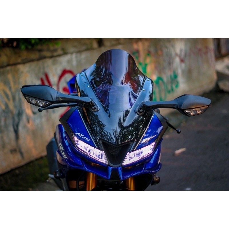 MUMER SPION Winglet/ Spion SEN NINJA zx10 ZX 10 R ZX10R KACA SPION MOGE KAWASAKI ZX 10R R25 R15 CBR250RR HARGA SEPASANG KANAN KIRI TERMURAH