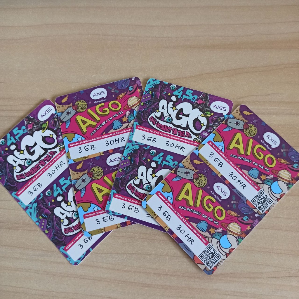 Voucher Axis Aigo 8GB 30Hari