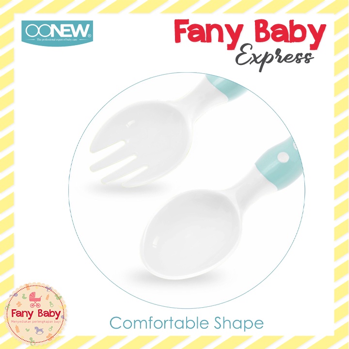 OONEW SPOON &amp; FORK SET WITH CASE