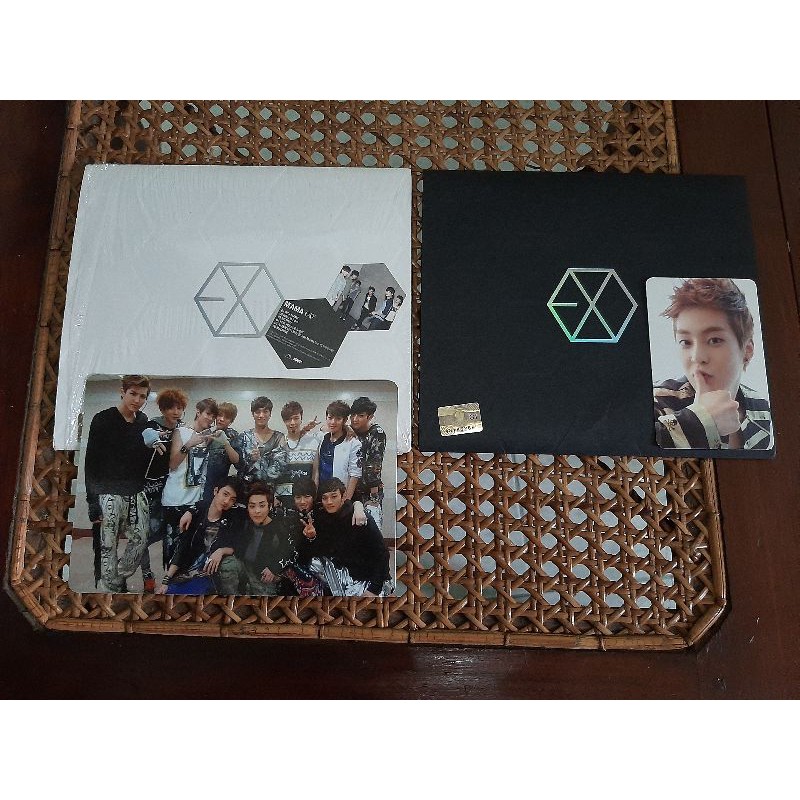 EXO - MAMA ALBUM KOREAN CHINESE VER. PHOTOCARD OT 12 GRUP XIUMIN OFFICIAL PC UNSEALED