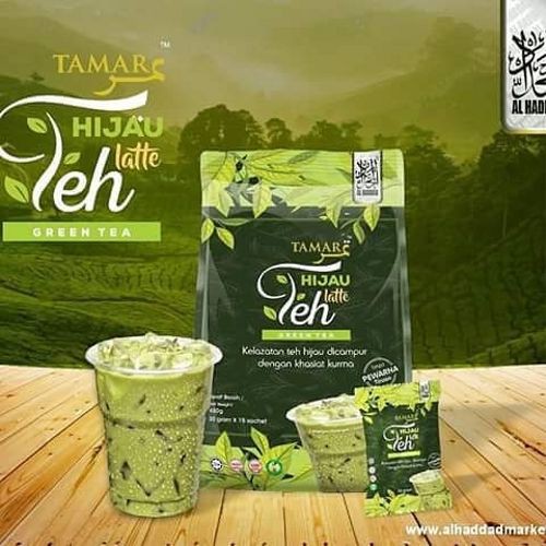 

GREEN TEA KURMA BUBUK / GREEN TEA TAMAR BUBUK ALHADDAD IMPOR MALAYSIA