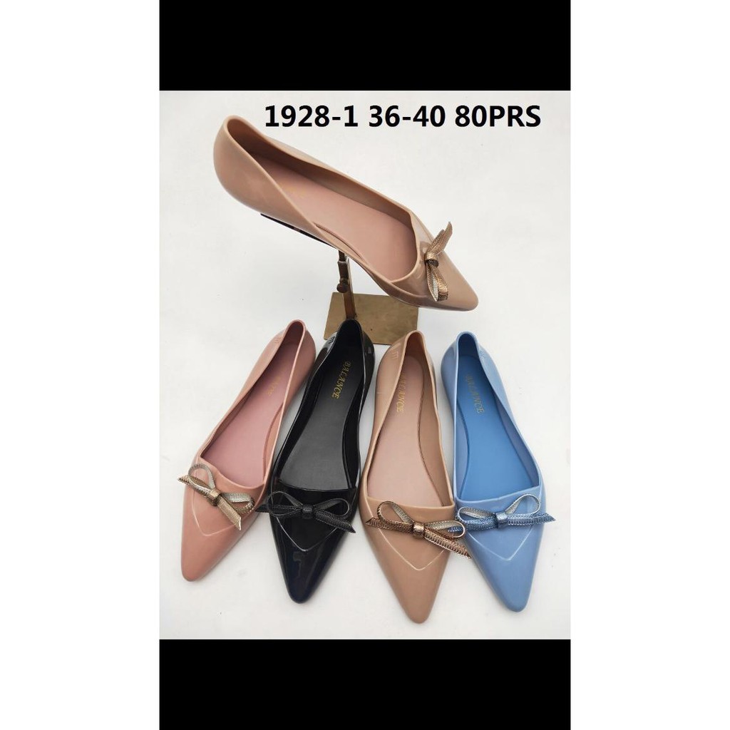 Sepatu Jelly Import Balance  Sepatu karet  Wedges flatshoes 