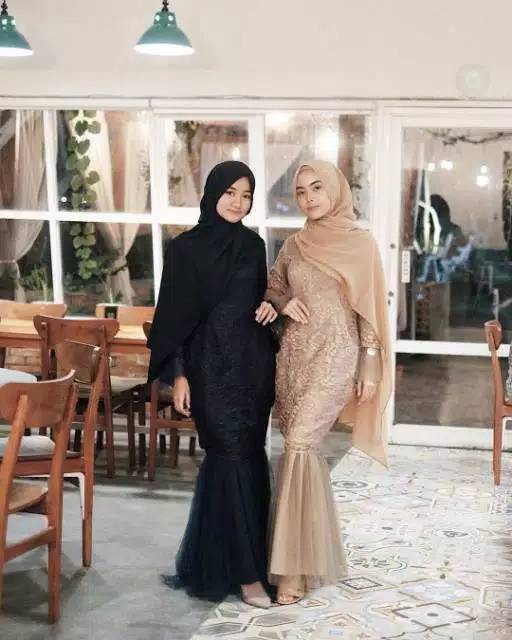 Fatimah dress/Dress pesta/dress wisuda/dress tile duyung