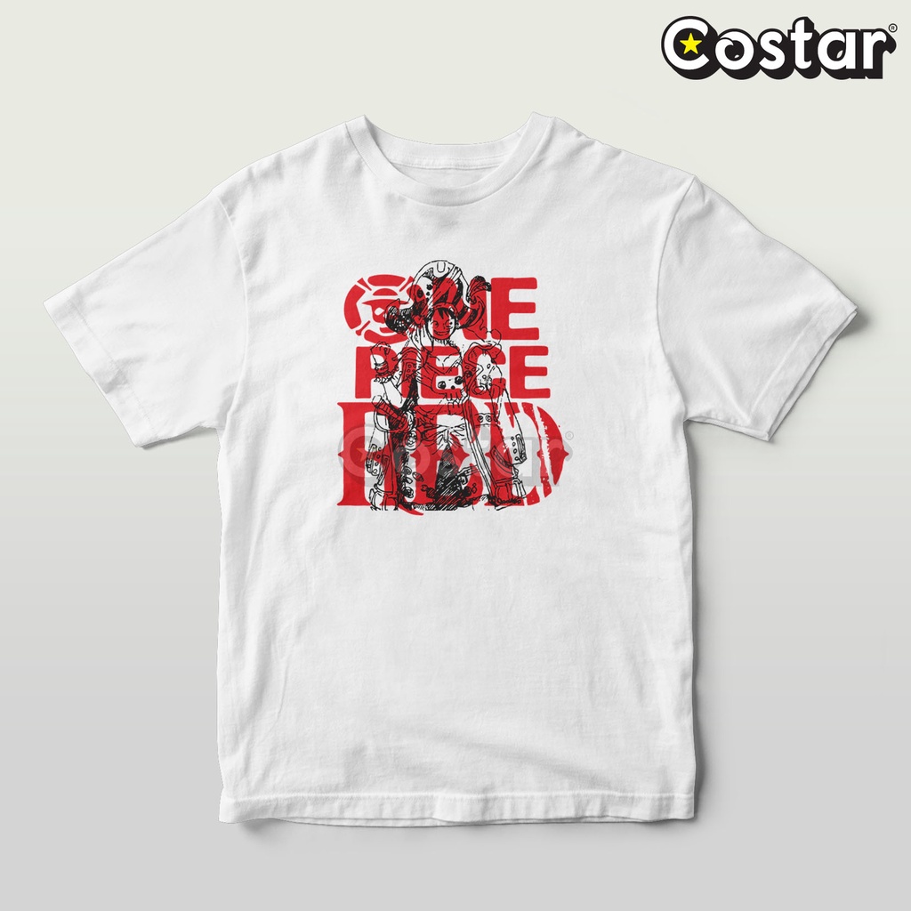 Kaos Anime One Piece Red - Luffy