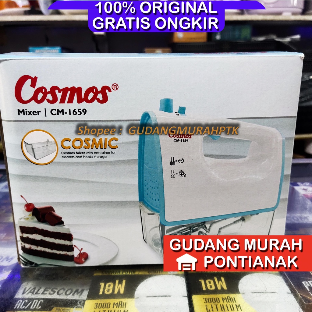 COSMOS MIXER CM1659 / CM 1659 / CM-1659 (HAND MIXER) GARANSI RESMI