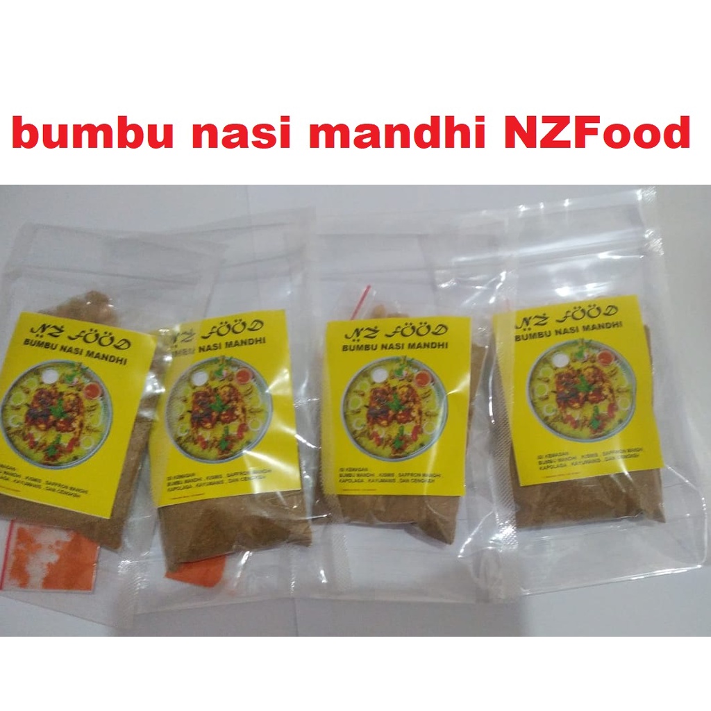 

bumbu nasi mandhi lengkap plus saffron untuk 1 kg beras basmati