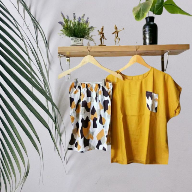 pajamas / pajamas rayon / kaos tie dye / setelan rayon / babydoll dewasa / tie dye / baju tie dye
