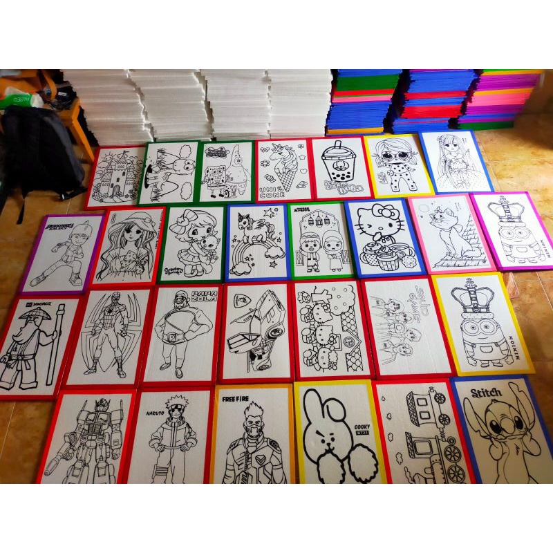 

Styrofoam lukis anak