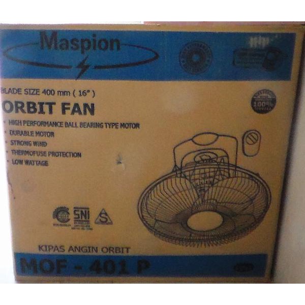 MASPION Auto (Orbit) Fan Kipas Angin Langit Besar Maspion MOF-401 P