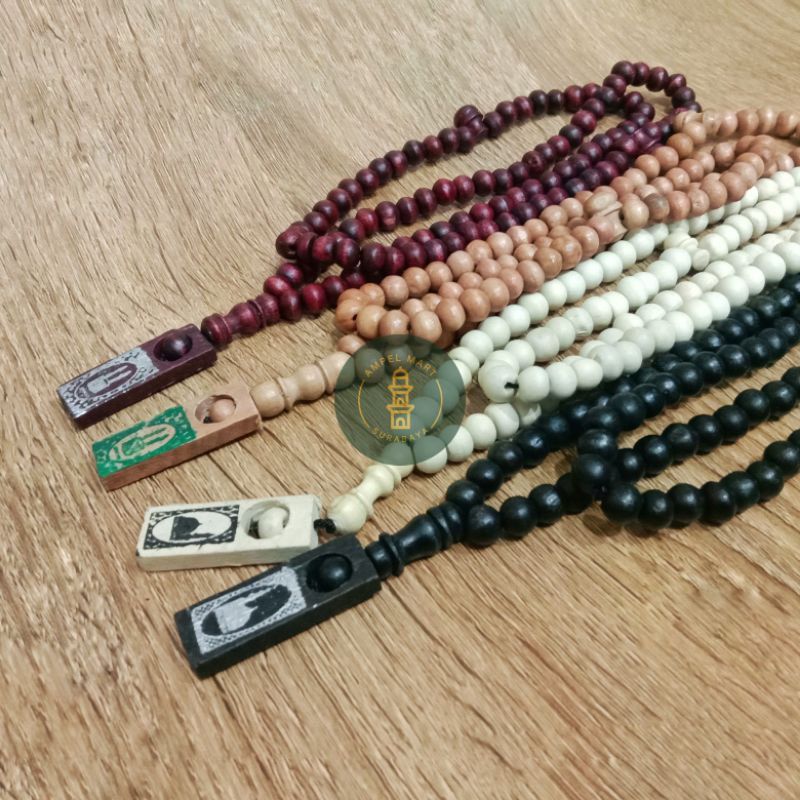 Tasbih Kayu Berkualitas 99 Original Tasbih 99 Cocok untuk Souvenir, Oleh-oleh Haji dan Umroh