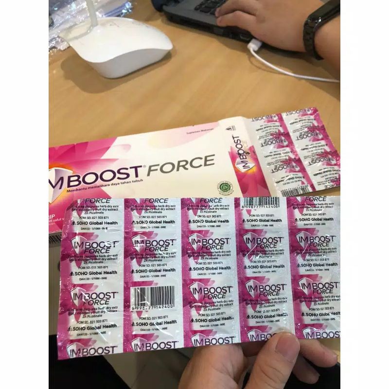 IMBOOST FORCE @1 Strip 10 tablet // Multivitamin imun Tubuh Cegah Corona