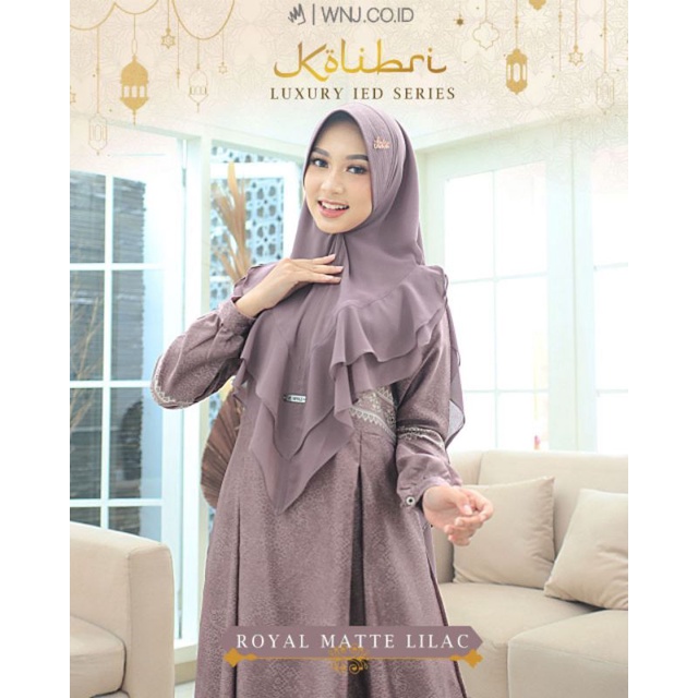 𝐖𝐍𝐉 𝐖𝐀𝐍𝐎𝐉𝐀 - Khimar Kolibri Dewasa 2022 Ied Luxury Series