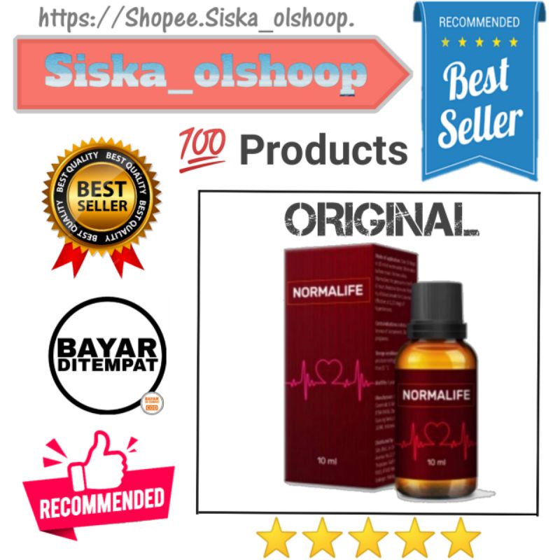 NORMALIFE ASLI 100% ORIGINAL - OBAT NORMA LIFE CAIRAN PEMBERSIH PEMBULUH DARAH / OBAT HIPERTENSI