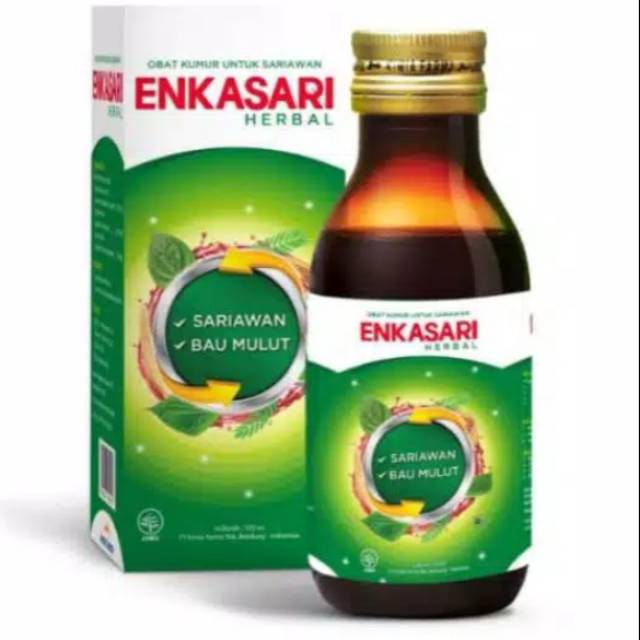 Enkasari Herbal 120ml / obat sariawan.