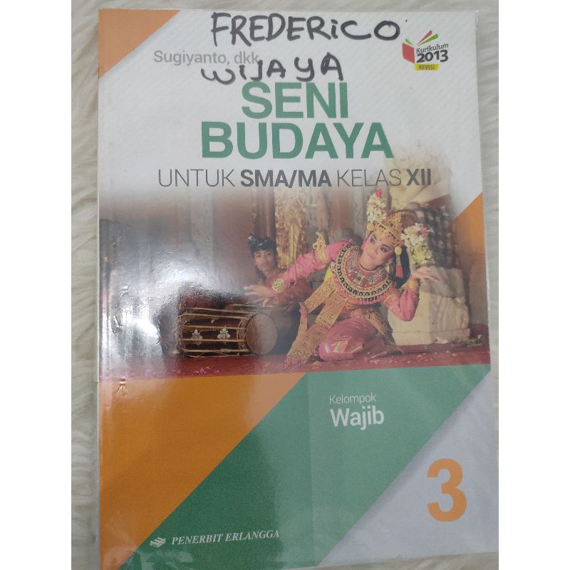 buku pelajaran Seni SMA REVISI K13