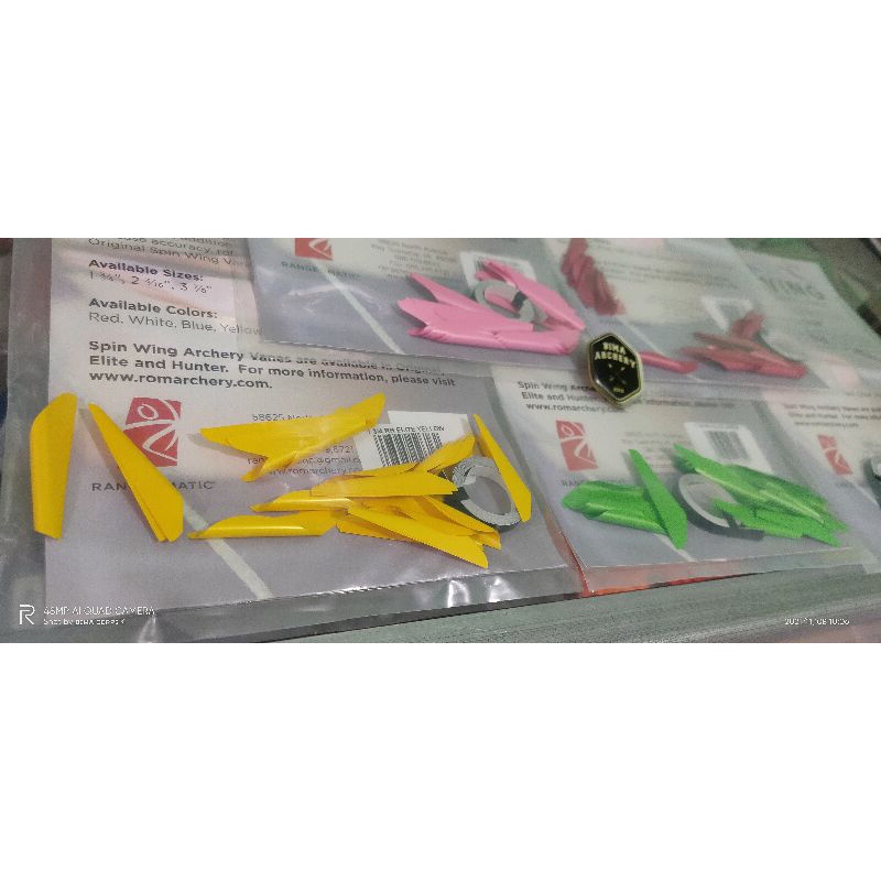 Vanes SpinWing Tipe ELITE | Fletching Spin Wing | Arrow Bima Archery