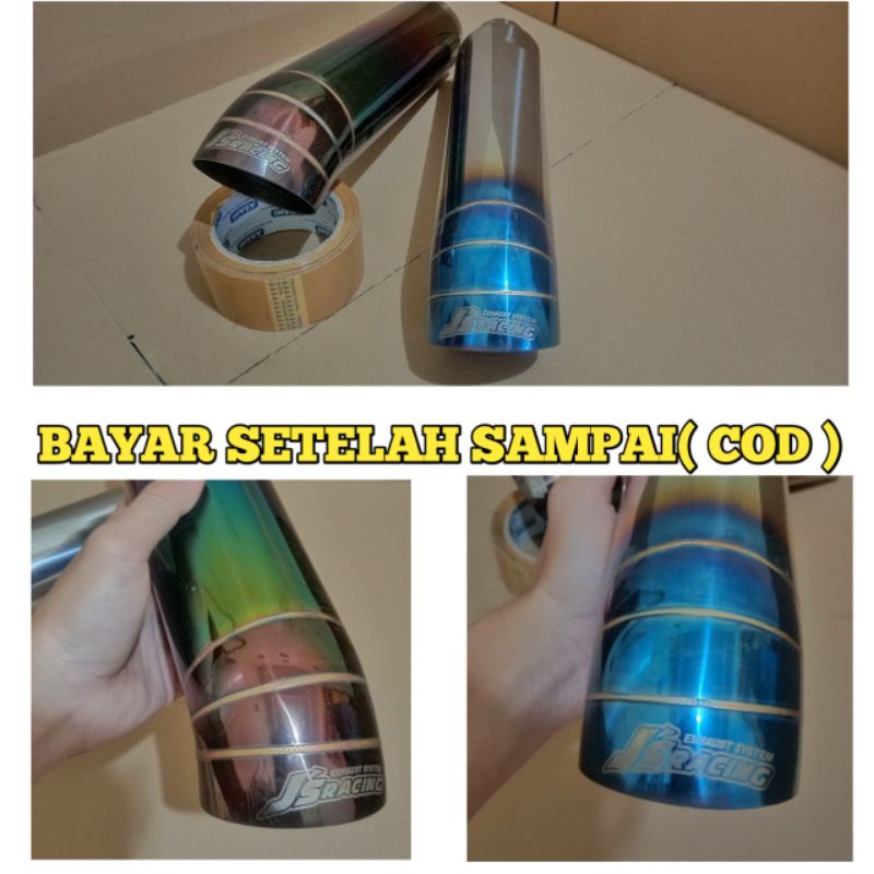 Knalpot JS racing tailpipe buat mobil Avanza,Xenia,kijang