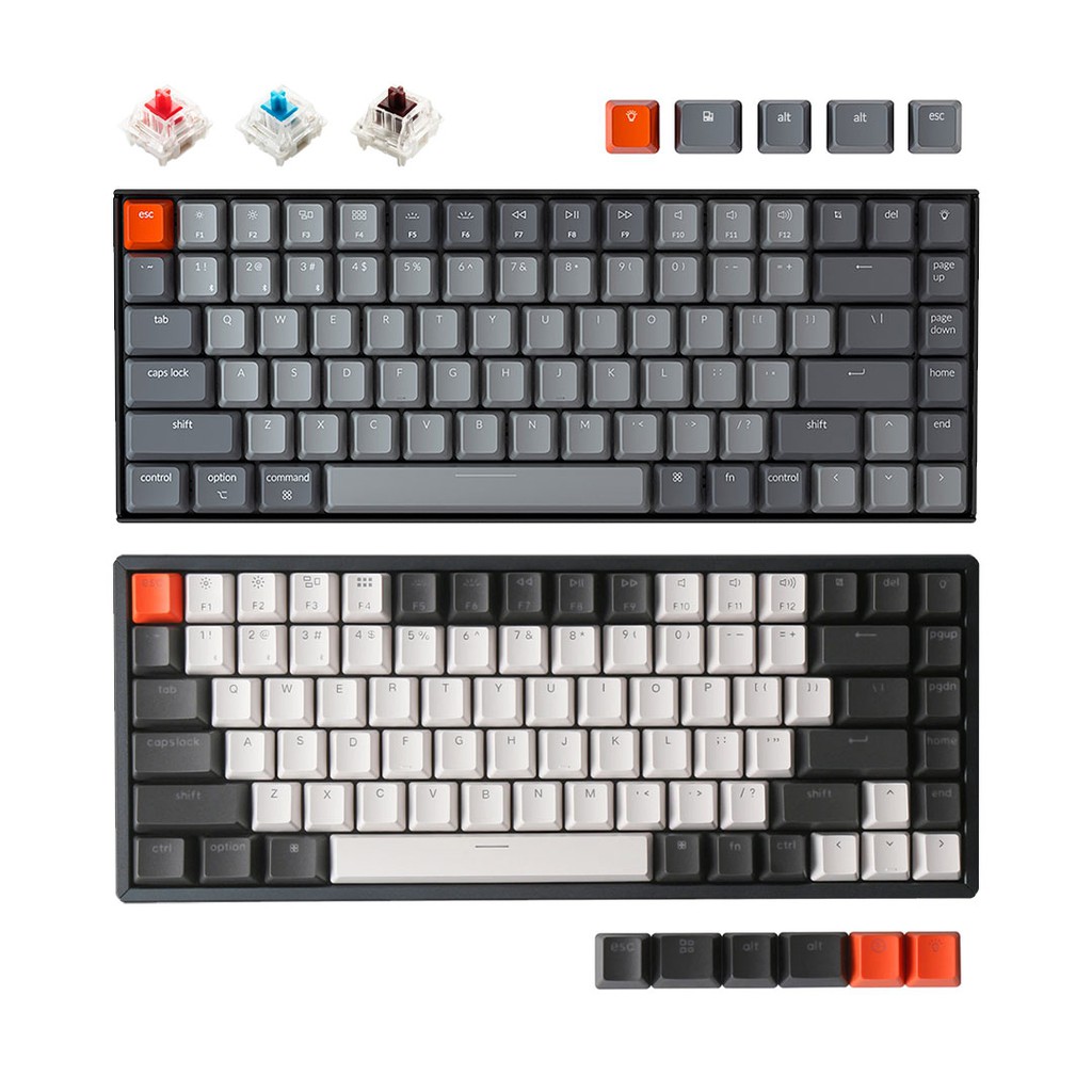 Keychron K2 RGB HOTSWAP Aluminium Frame - Wireless Mechanical Keyboard