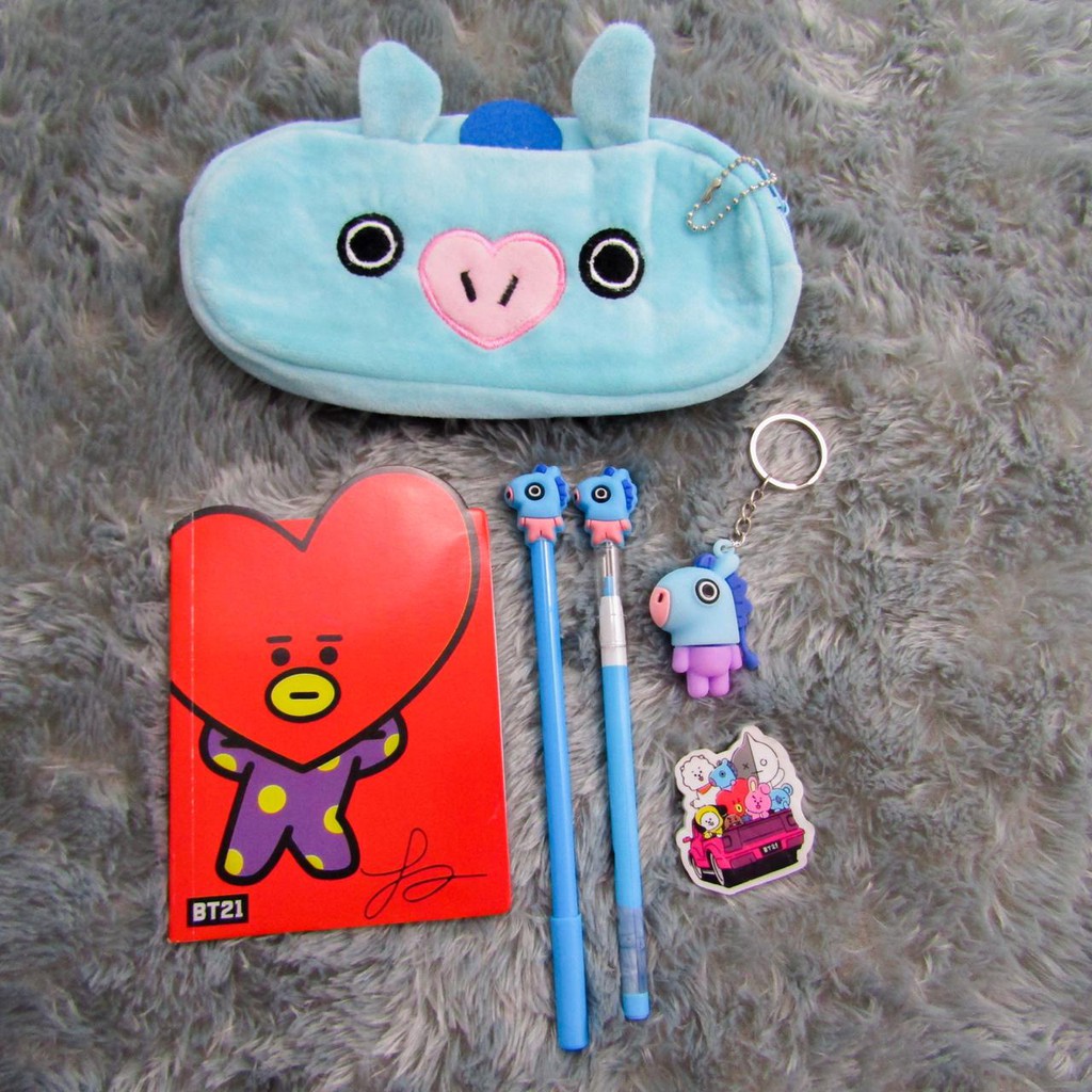 superfans paket BT KPOP BOYBANDdengan kotak pensil alat tulis packet   bangtanboys souvernir murah-1