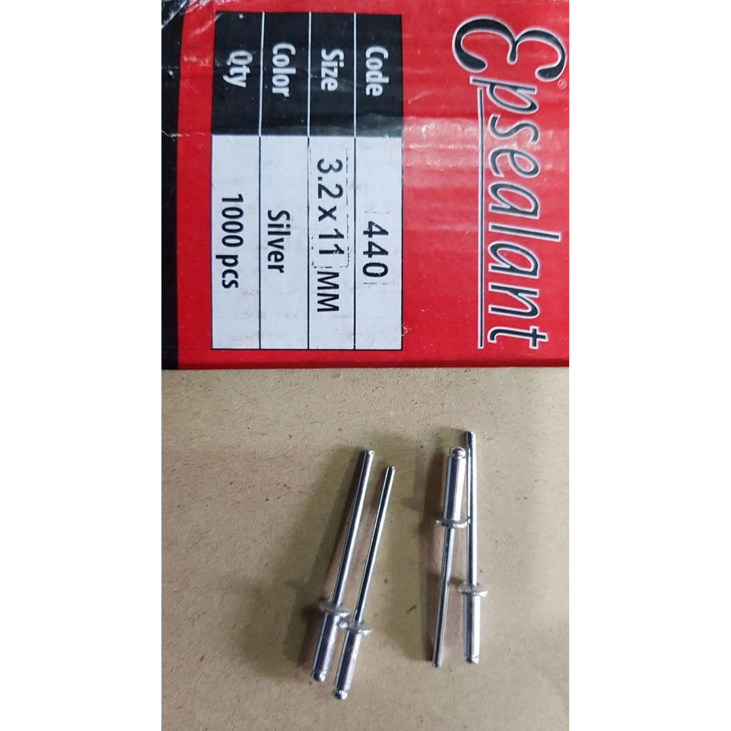 Jual PAKU RIVET BLIND RIVET 440 Harga 1 dus 1000 Pcs 1 kg Diskon