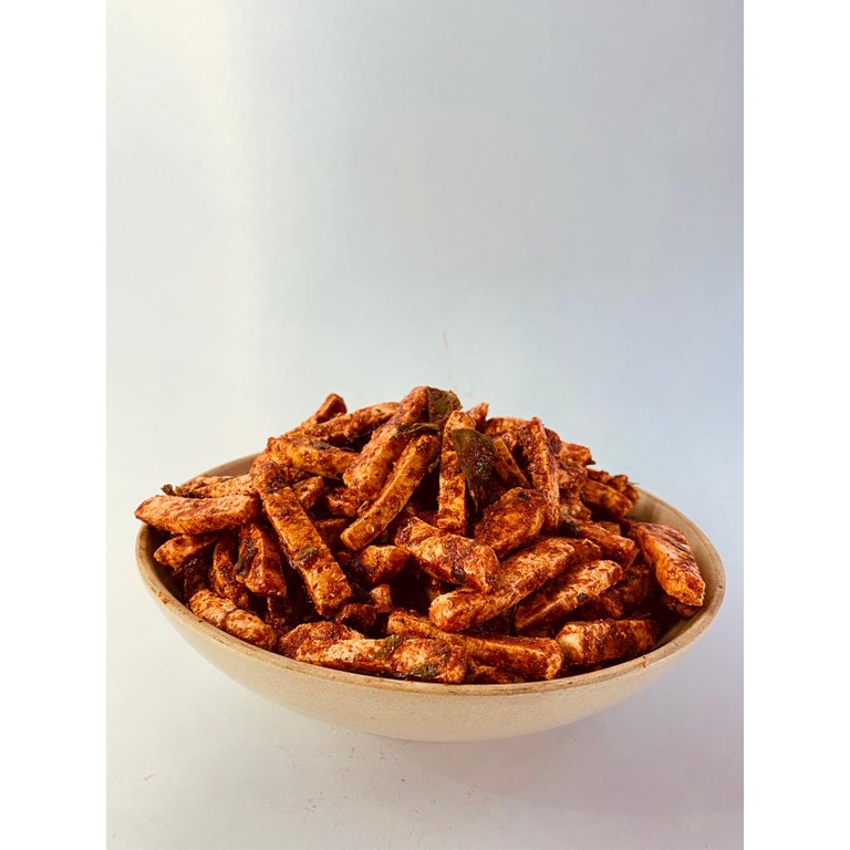 

pink Basreng Stik 1kg Viral Pedas Daun Jeruk Bumbu Melimpah