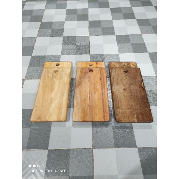 Talenan Kayu / Talenan Kayu Pinus Mahoni Jati / Wooden Cutting Board / Serving Board