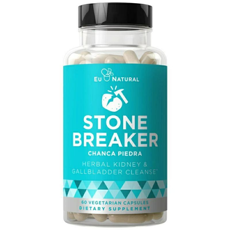 STONE BREAKER - EuNatural / Eu Natural Stone Breaker Obat Penghancur Batu Ginjal / Empedu Herbal Tan