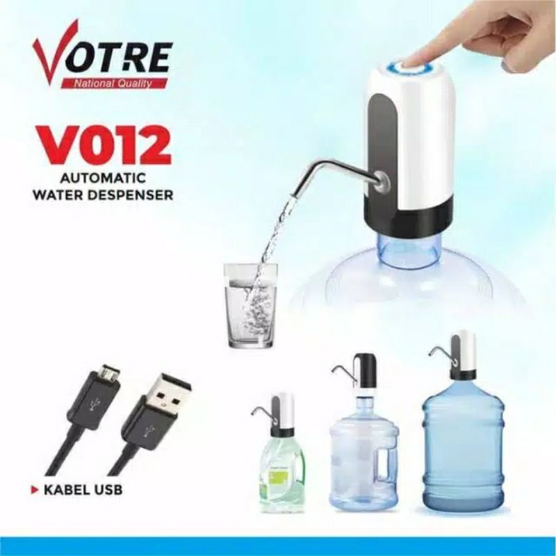 PROMO POMPA AIR GALON ELEKTRIK VIPOO V 2012 CAS MICRO USB