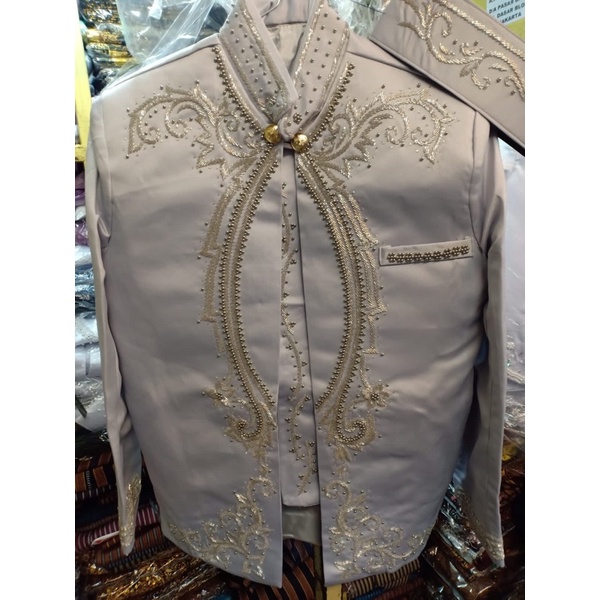 basofi pengantin warna silver