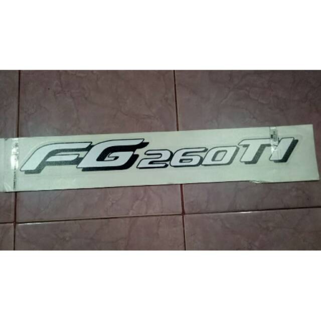 

STICKER STIKER HINO FG 260 TI