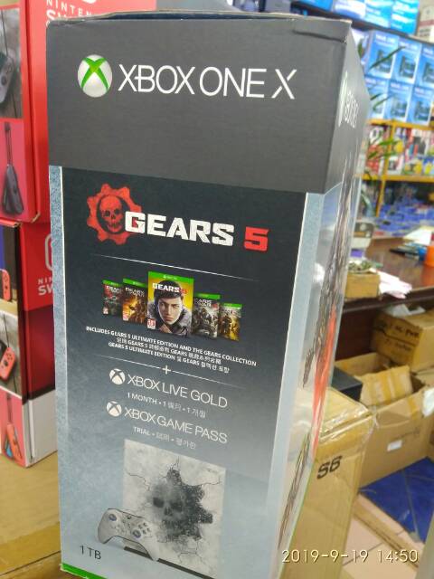 xbox one cardboard box
