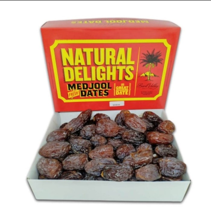

kurma medjool jumbo 1kg / medjool dates natural delight