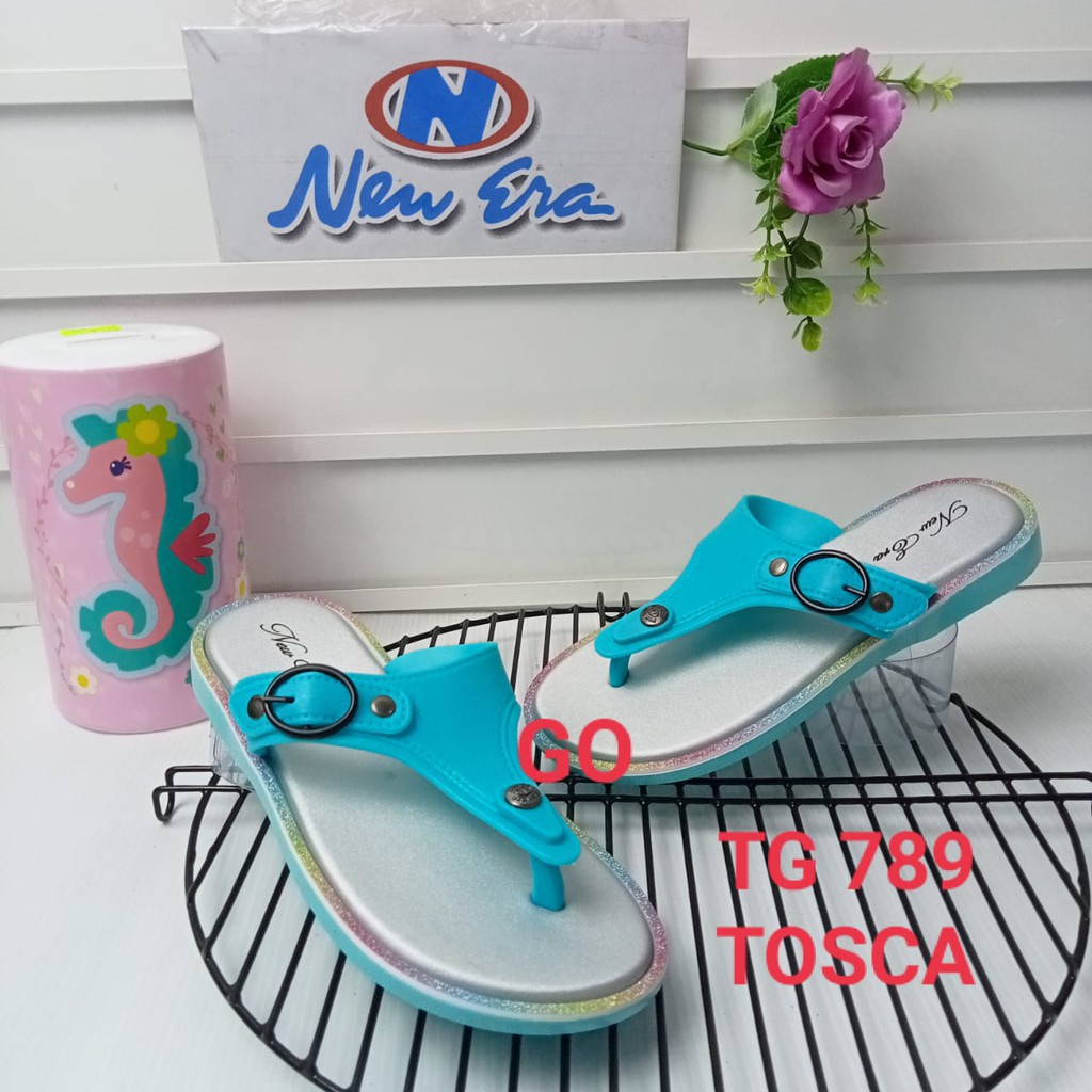 gof NEW ERA TG 789 Sandal Japit Karet Anak Perempuan Tanggung Sendal Anti Slip Original