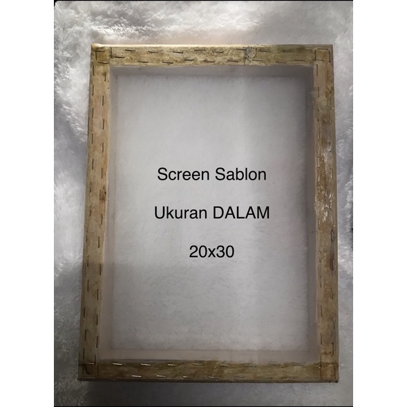 Screen Sablon 20x30 (T48 , T54 , T61 , T77 , T90 , T120 , T150 , T165 , T180)