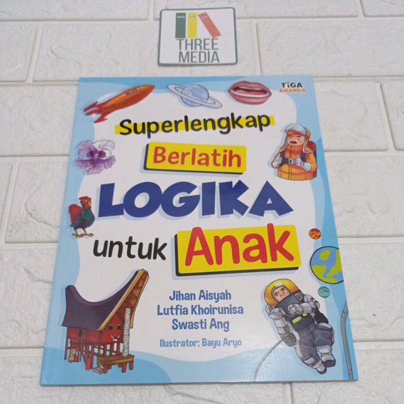 Buku aktivitas, buku anak superlengkap berlatih Logika untuk anak, Tiga ananda